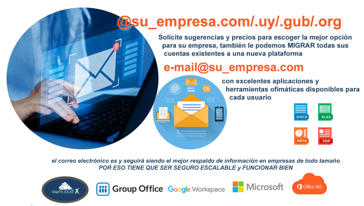 E-mails Hosting en Sorondo.IT